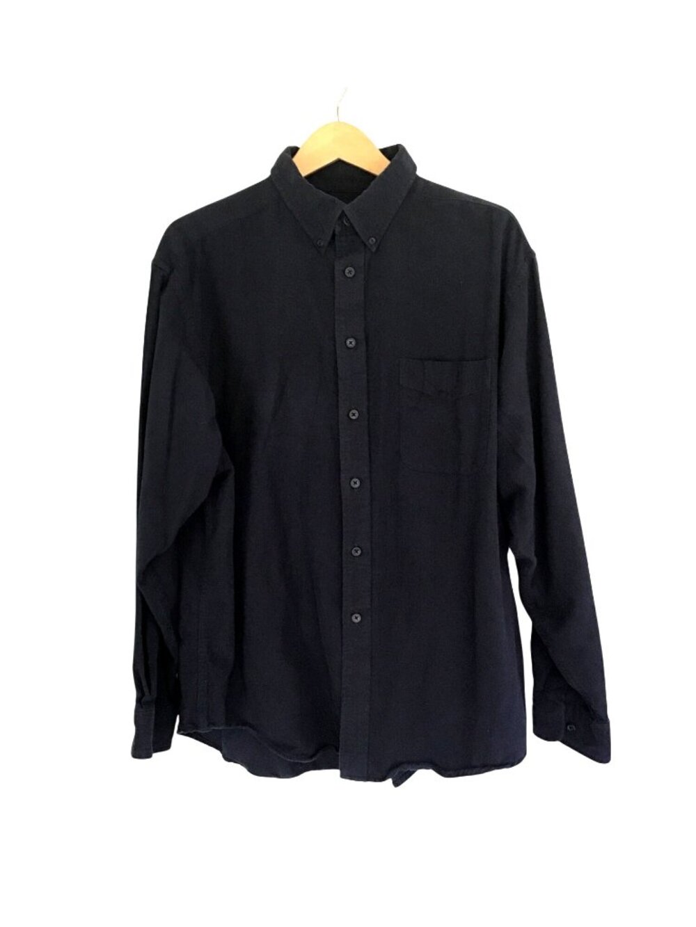 ROUNDTREE & YORKE CASUALS- MENS BLUE 100% COTTON BUTTON DOWN -SIZE X-LARGE
